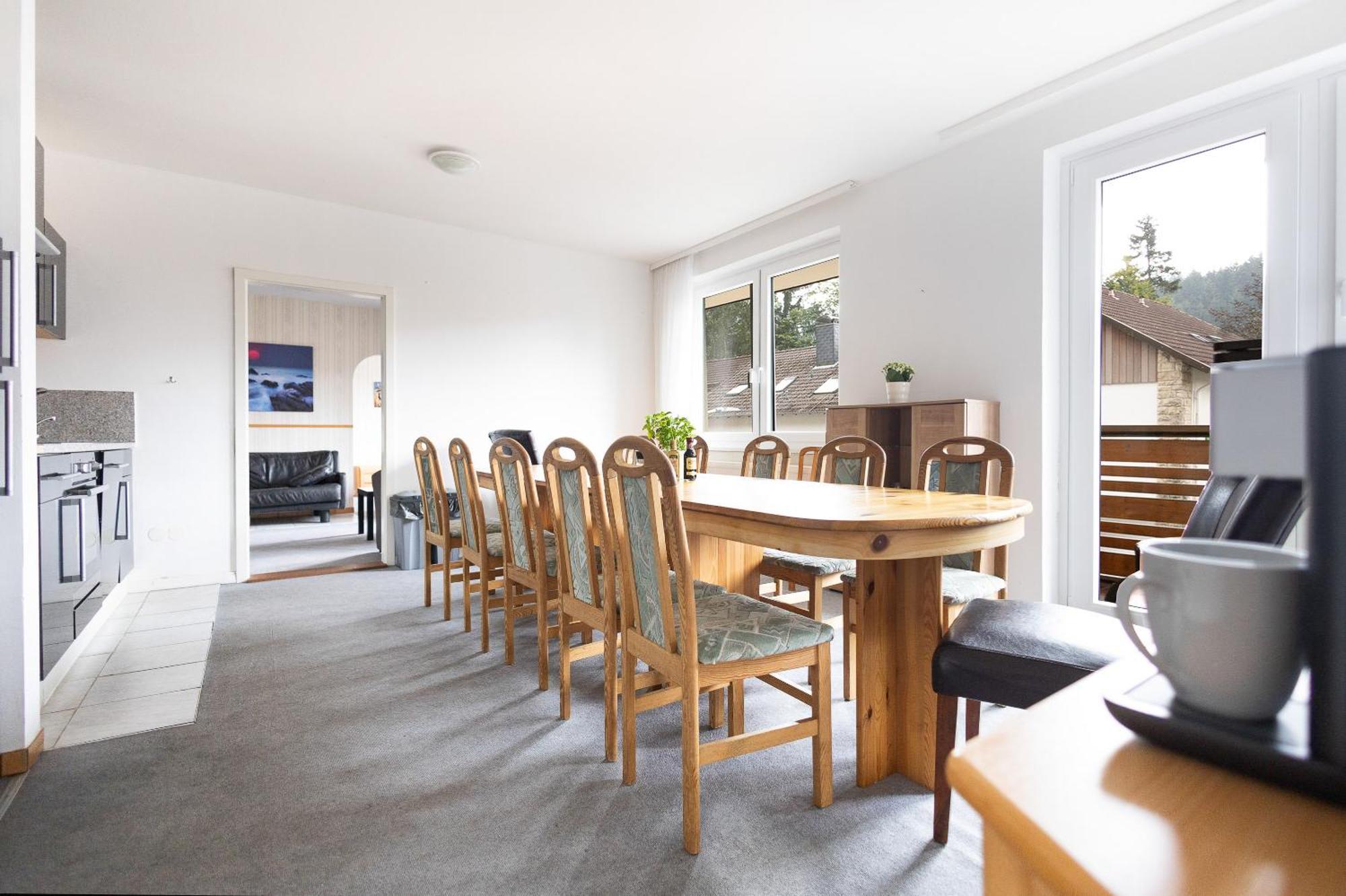 Apartmenthaus Am Waldrand- Kueche - Fruehstueck - Balkon Wildemann Extérieur photo