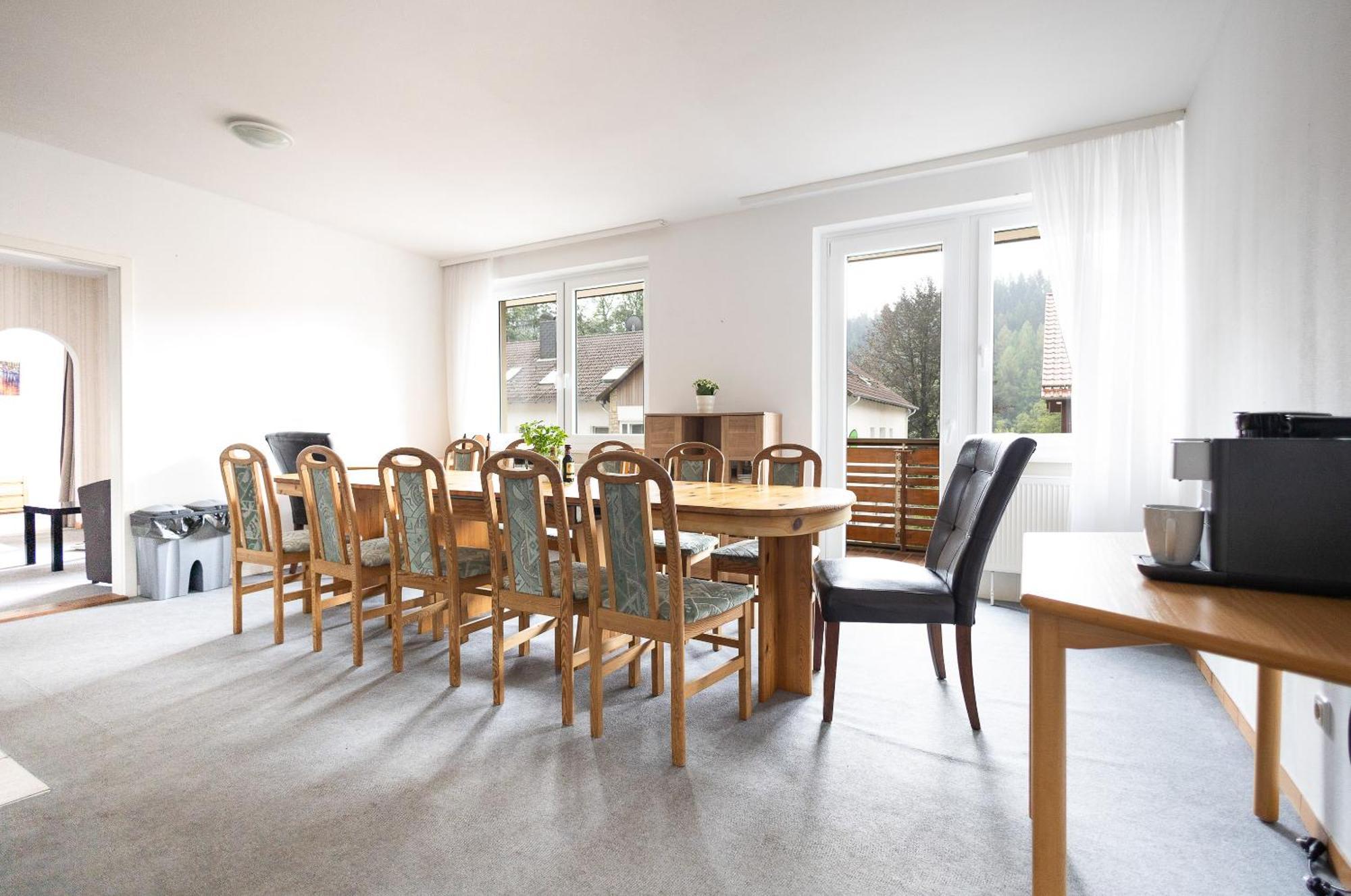 Apartmenthaus Am Waldrand- Kueche - Fruehstueck - Balkon Wildemann Extérieur photo