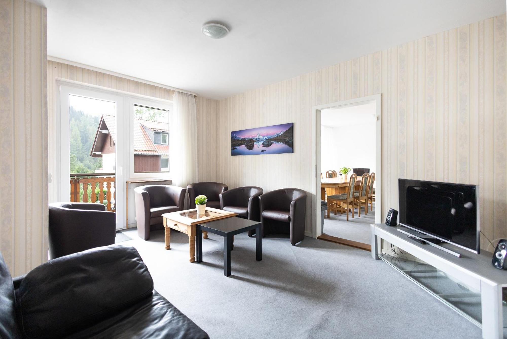 Apartmenthaus Am Waldrand- Kueche - Fruehstueck - Balkon Wildemann Extérieur photo