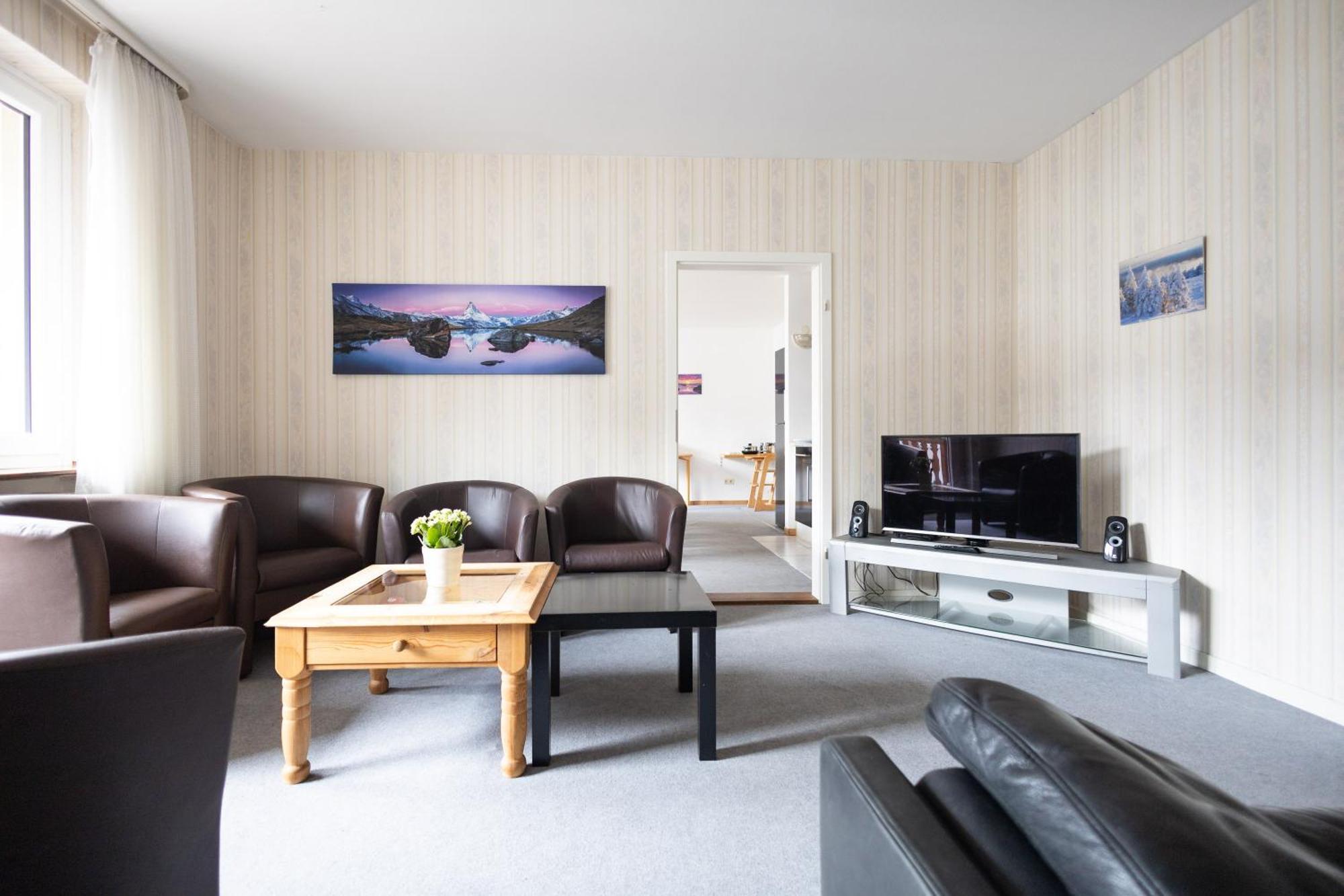 Apartmenthaus Am Waldrand- Kueche - Fruehstueck - Balkon Wildemann Extérieur photo