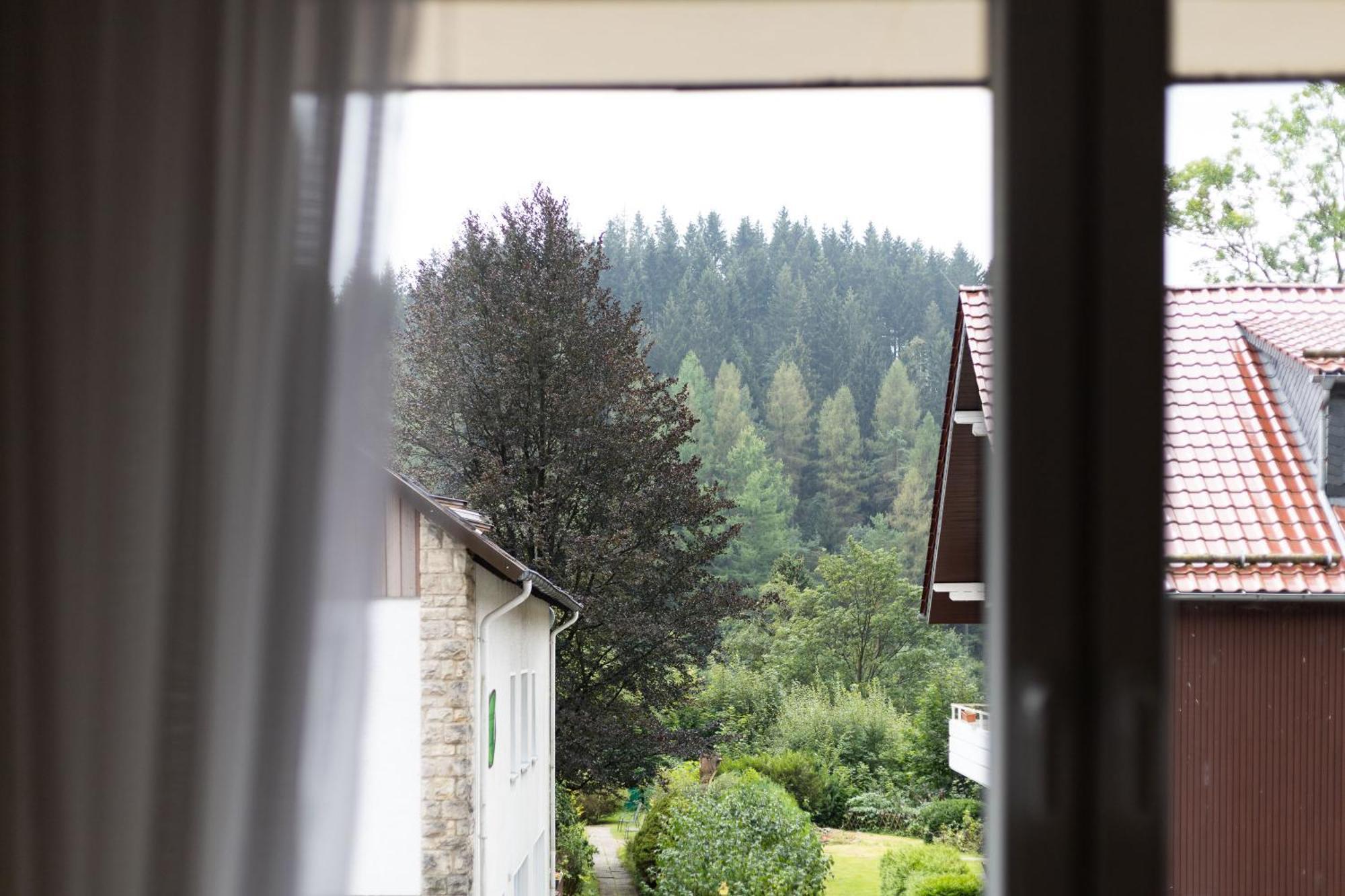 Apartmenthaus Am Waldrand- Kueche - Fruehstueck - Balkon Wildemann Extérieur photo