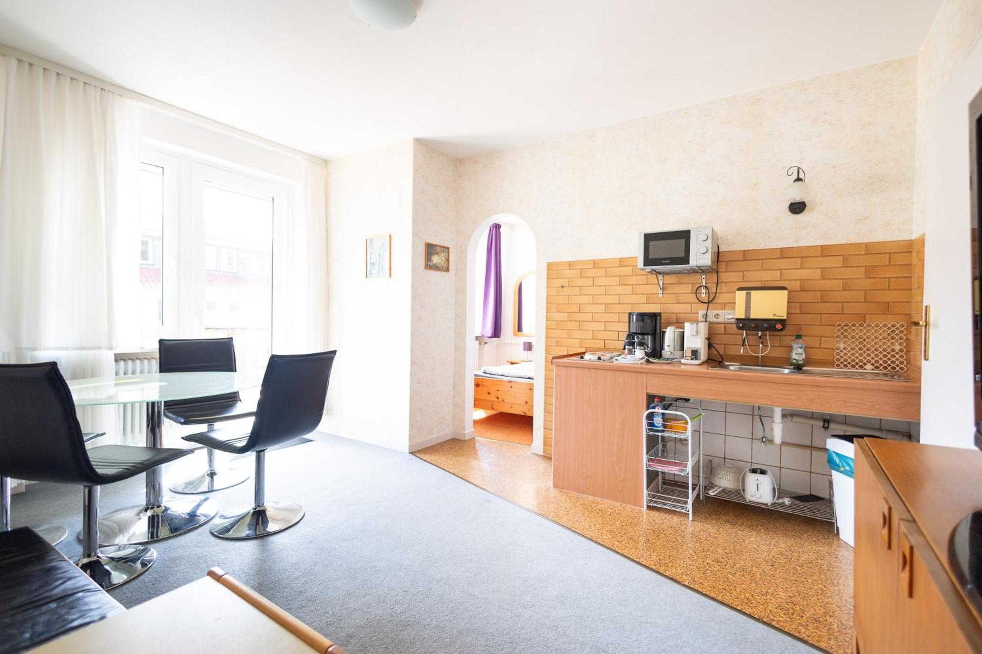 Apartmenthaus Am Waldrand- Kueche - Fruehstueck - Balkon Wildemann Extérieur photo